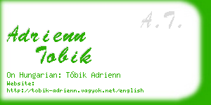 adrienn tobik business card