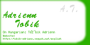 adrienn tobik business card